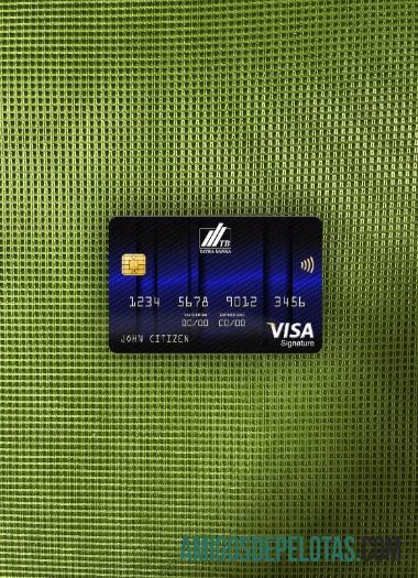 Eslováquia Tatra Bank Visa Assinatura Cartão Photolook Frente amostra